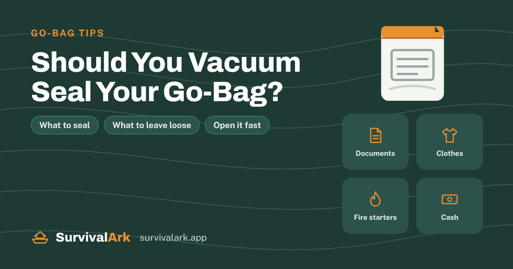 vacuum seal go bag